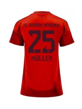 Bayern Munich Thomas Muller #25 Heimtrikot für Frauen 2024-25 Kurzarm